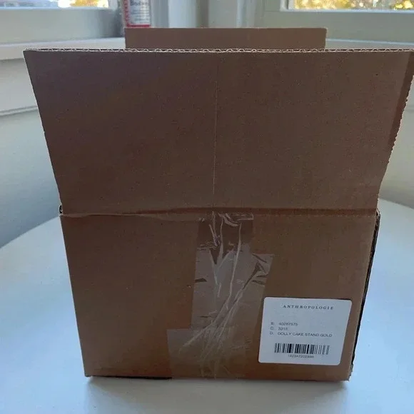 NWT Anthropologie Metallic Lace Cake Stand - Picture 5 of 14